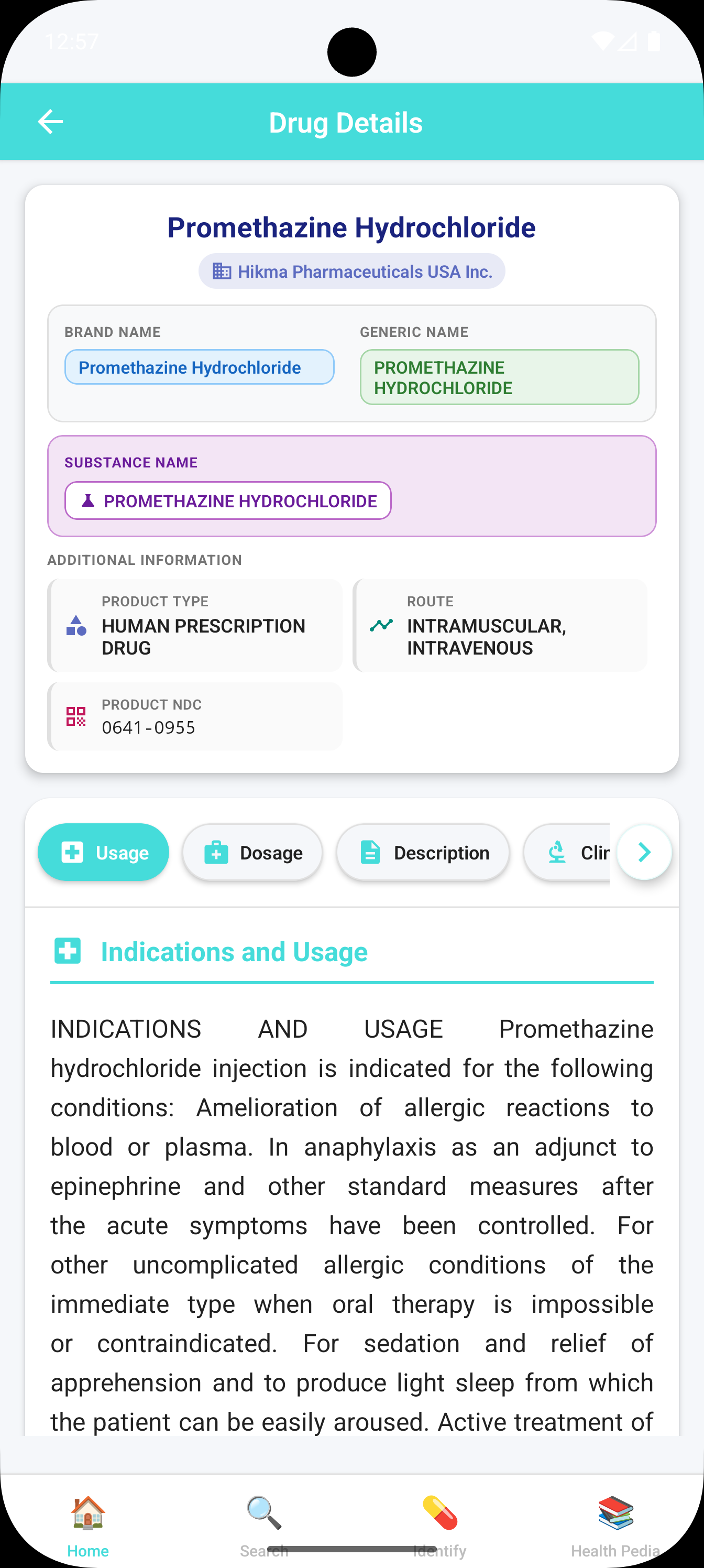 Drug details with warning  Pill Identifier and Drug Info